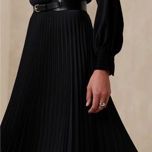 Banana Republic Pleated Midi Skirt